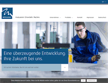 Tablet Screenshot of moessner-kg.de